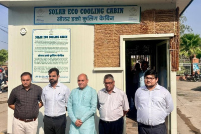 I had the privilege of inaugurating Haryana's first Solar-Powered Eco Cooling Cabin in Rohtak, supported by LPS Bossard.
